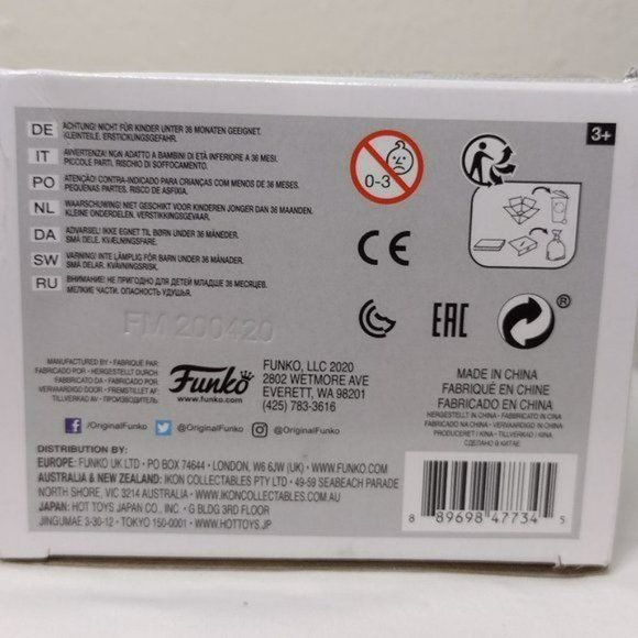 Tennis Legends Bjorn Borg Funko Pop 04 6,5 X 4,72 X 3,62 Inches. - Picture 8 of 9